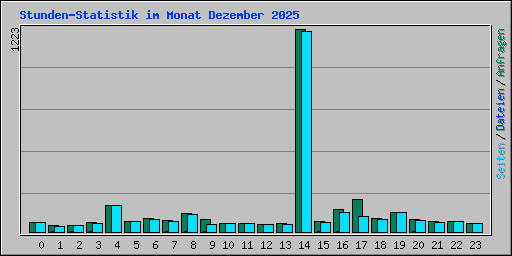 Stunden-Statistik im Monat Dezember 2025