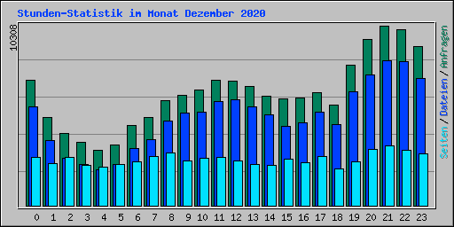 Stunden-Statistik im Monat Dezember 2020