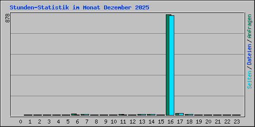 Stunden-Statistik im Monat Dezember 2025